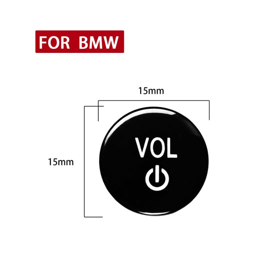 Car Audio Volume Button for BMW X7 G07 2019+, Left and Right Drive(Black) - Car Interior Mouldings by buy2fix | Online Shopping UK | buy2fix