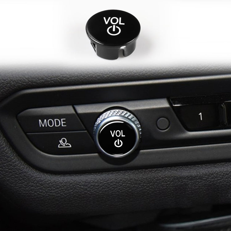 Car Audio Volume Button for BMW X7 G07 2019+, Left and Right Drive(Black) - Car Interior Mouldings by buy2fix | Online Shopping UK | buy2fix