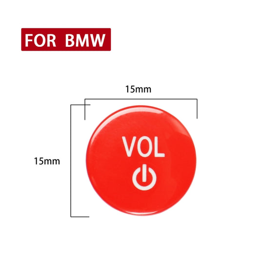 Car Audio Volume Button for BMW X7 G07 2019+, Left and Right Drive(Red) - Car Interior Mouldings by buy2fix | Online Shopping UK | buy2fix
