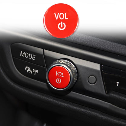 Car Audio Volume Button for BMW X7 G07 2019+, Left and Right Drive(Red) - Car Interior Mouldings by buy2fix | Online Shopping UK | buy2fix