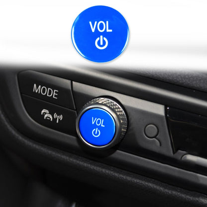 Car Audio Volume Button for BMW X7 G07 2019+, Left and Right Drive(Blue) - Car Interior Mouldings by buy2fix | Online Shopping UK | buy2fix