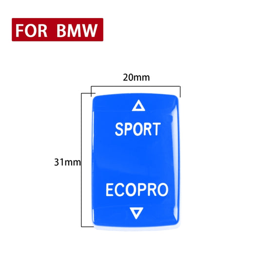 Car Gear Mode Switch Button for BMW 1-Series F20 2012-2018,Left and Right Drive(Blue) - Car Interior Mouldings by buy2fix | Online Shopping UK | buy2fix