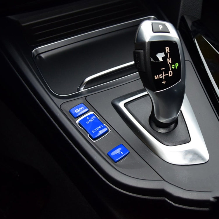 Car Gear Button Set for BMW 1 Series F20 2012-2018,Left and Right Drive(Blue) by buy2fix