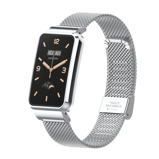 For Xiaomi Mi Band 7 Pro Milan Buckle Steel Metal Watch Band(Silver) - Watch Bands by buy2fix | Online Shopping UK | buy2fix