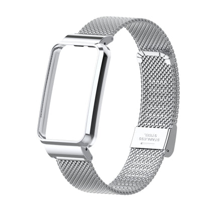 For Xiaomi Mi Band 7 Pro Milan Buckle Steel Metal Watch Band(Silver) - Watch Bands by buy2fix | Online Shopping UK | buy2fix