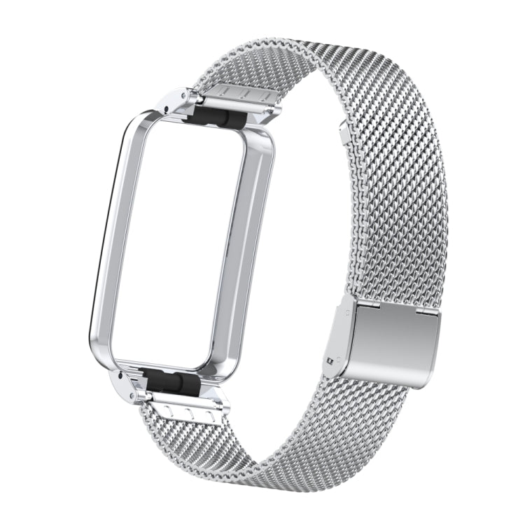 For Xiaomi Mi Band 7 Pro Milan Buckle Steel Metal Watch Band(Silver) - Watch Bands by buy2fix | Online Shopping UK | buy2fix