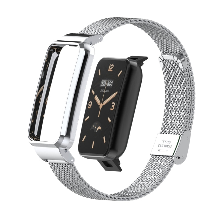 For Xiaomi Mi Band 7 Pro Milan Buckle Steel Metal Watch Band(Silver) - Watch Bands by buy2fix | Online Shopping UK | buy2fix