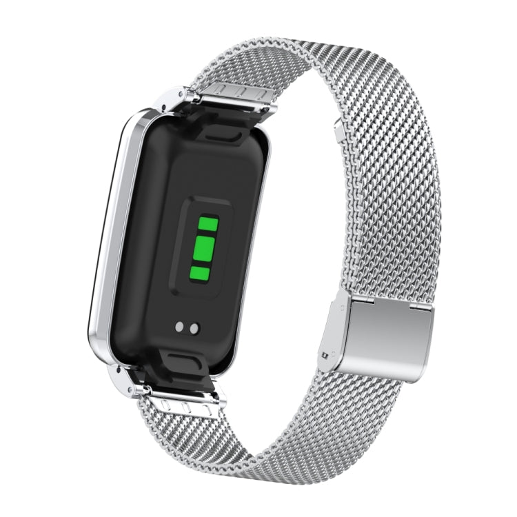 For Xiaomi Mi Band 7 Pro Milan Buckle Steel Metal Watch Band(Silver) - Watch Bands by buy2fix | Online Shopping UK | buy2fix