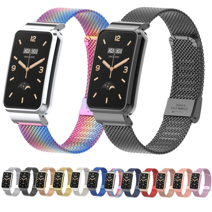 For Xiaomi Mi Band 7 Pro Milan Buckle Steel Metal Watch Band(Black) - Watch Bands by buy2fix | Online Shopping UK | buy2fix