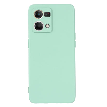 For OPPO Reno 7 4G Global/F21 Pro 4G Pure Color Liquid Silicone Shockproof Full Coverage Phone Case(Green) - OPPO Cases by buy2fix | Online Shopping UK | buy2fix