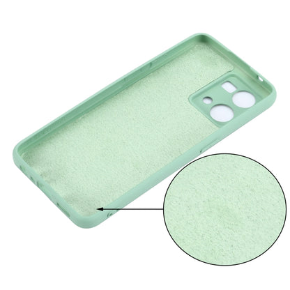 For OPPO Reno 7 4G Global/F21 Pro 4G Pure Color Liquid Silicone Shockproof Full Coverage Phone Case(Green) - OPPO Cases by buy2fix | Online Shopping UK | buy2fix