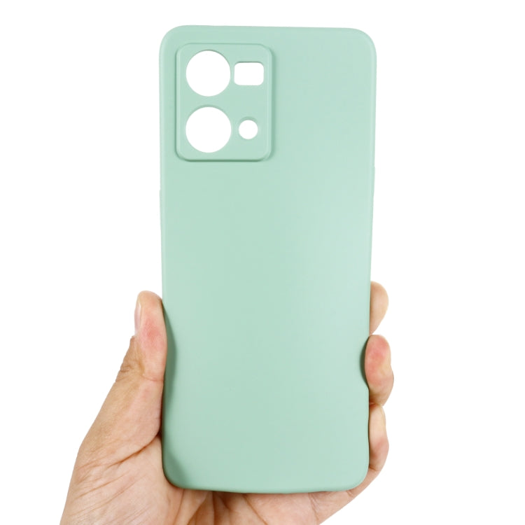 For OPPO Reno 7 4G Global/F21 Pro 4G Pure Color Liquid Silicone Shockproof Full Coverage Phone Case(Green) - OPPO Cases by buy2fix | Online Shopping UK | buy2fix