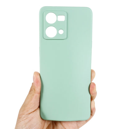 For OPPO Reno 7 4G Global/F21 Pro 4G Pure Color Liquid Silicone Shockproof Full Coverage Phone Case(Green) - OPPO Cases by buy2fix | Online Shopping UK | buy2fix