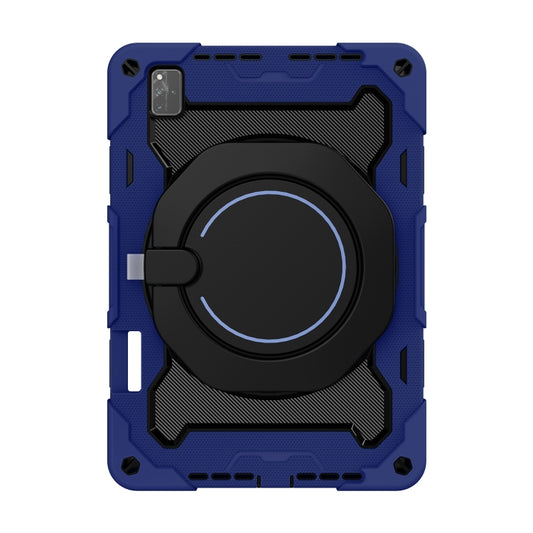For Huawei MatePad Pro 12.6 2021 Armor Contrast Color Silicone + PC Tablet Case(Navy Blue) - Huawei by buy2fix | Online Shopping UK | buy2fix