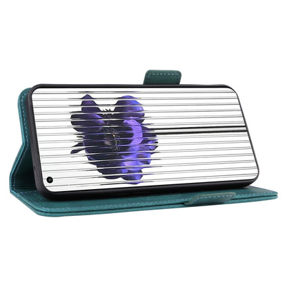 For Nothing Phone 1 Magnetic Clasp Flip Leather Phone Case(Green) by buy2fix