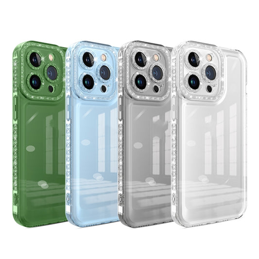 For iPhone 14 Shinning Diamond Space Shockproof Phone Case (Transparent) - iPhone 14 Cases by buy2fix | Online Shopping UK | buy2fix