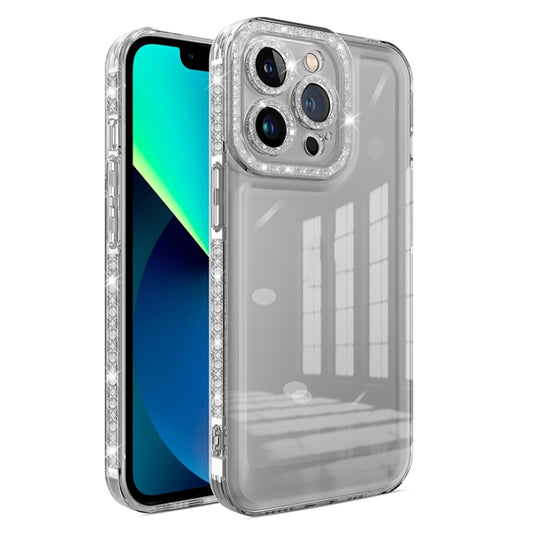 For iPhone 12 Shinning Diamond Space Shockproof Phone Case(Black) - iPhone 12 / 12 Pro Cases by buy2fix | Online Shopping UK | buy2fix