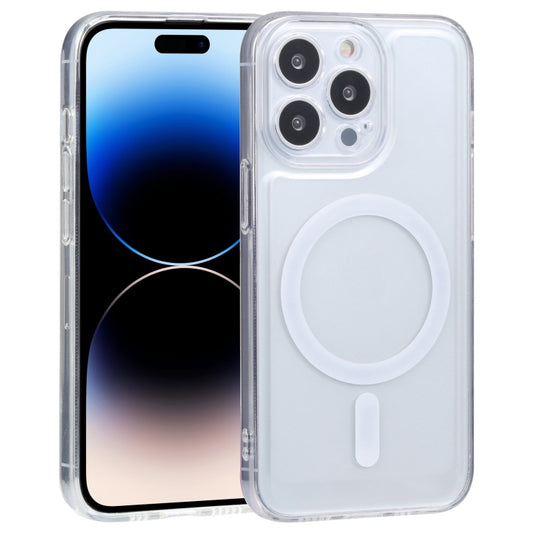 For iPhone 14 Pro Max MagSafe Electroplating TPU Phone Case (Transparent) - iPhone 14 Pro Max Cases by buy2fix | Online Shopping UK | buy2fix