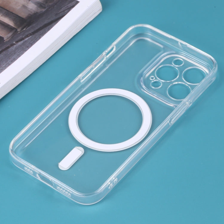 For iPhone 14 Pro Max MagSafe Electroplating TPU Phone Case (Transparent) - iPhone 14 Pro Max Cases by buy2fix | Online Shopping UK | buy2fix