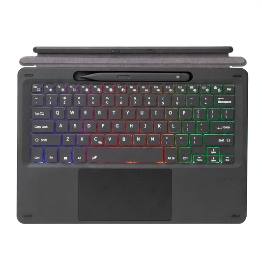 For Microsoft Surface Pro 8/Pro X KF17S Tri-color Backlit Touch Bluetooth Keyboard - Others Keyboard by buy2fix | Online Shopping UK | buy2fix