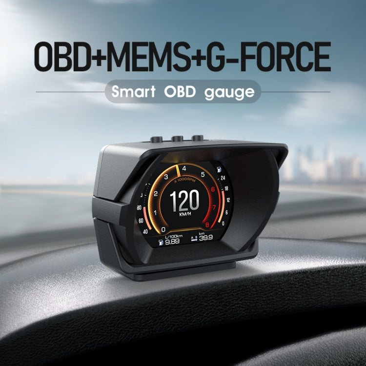 A450 O Car 2.8 inch OBDII Head-Up Display System - Head Up Display System by buy2fix | Online Shopping UK | buy2fix