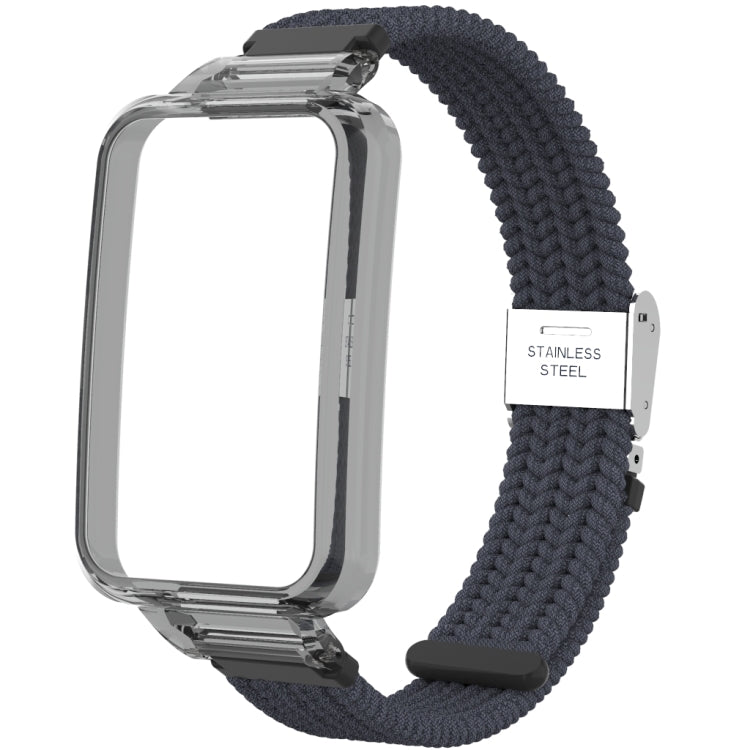 For Xiaomi Mi Band 7 Pro Braided Nylon Buckle Watch Band(Charcoal) - Watch Bands by buy2fix | Online Shopping UK | buy2fix