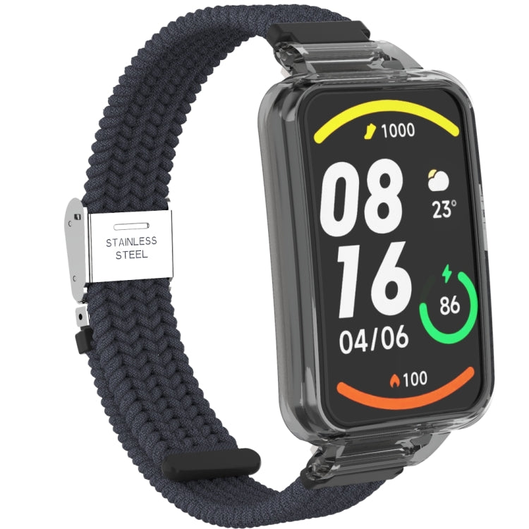 For Xiaomi Mi Band 7 Pro Braided Nylon Buckle Watch Band(Charcoal) - Watch Bands by buy2fix | Online Shopping UK | buy2fix