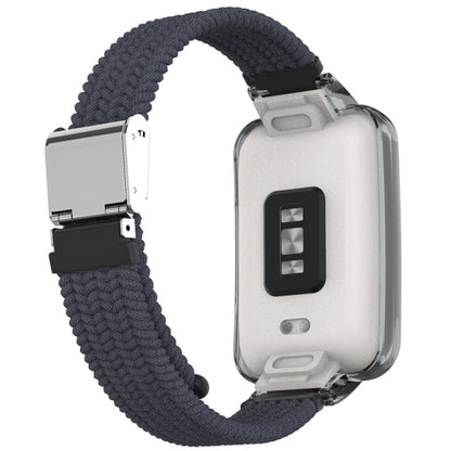 For Xiaomi Mi Band 7 Pro Braided Nylon Buckle Watch Band(Charcoal) - Watch Bands by buy2fix | Online Shopping UK | buy2fix
