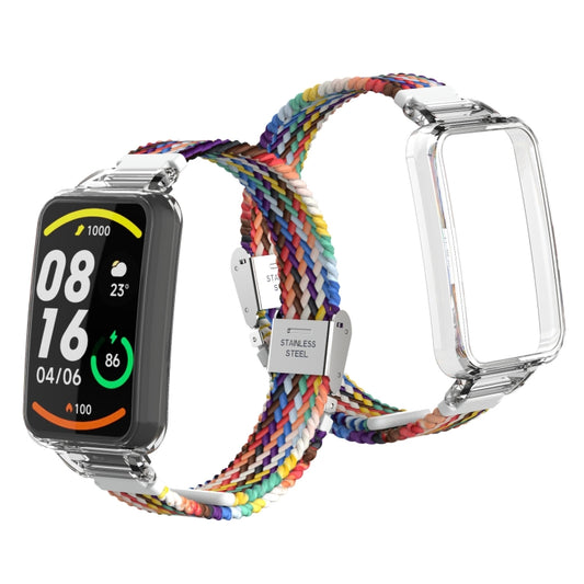 For Xiaomi Mi Band 7 Pro Braided Nylon Buckle Watch Band(Colorful) - Watch Bands by buy2fix | Online Shopping UK | buy2fix
