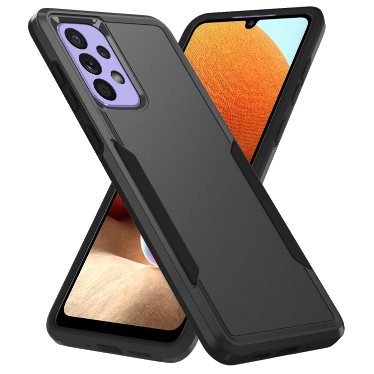 For Samsung Galaxy A33 5G Pioneer Armor Heavy Duty PC + TPU Phone Case(Black) by buy2fix