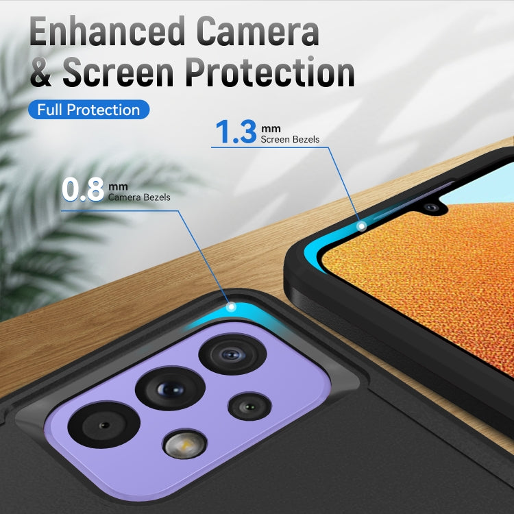 For Samsung Galaxy A33 5G Pioneer Armor Heavy Duty PC + TPU Phone Case(Black) by buy2fix
