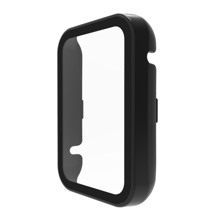 For Xiaomi Mi Band 7 Pro PC + Tempered Glass Integrated Watch Case(Black) - Watch Cases by buy2fix | Online Shopping UK | buy2fix