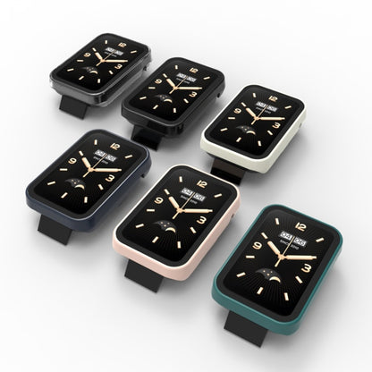 For Xiaomi Mi Band 7 Pro PC + Tempered Glass Integrated Watch Case(Black) - Watch Cases by buy2fix | Online Shopping UK | buy2fix
