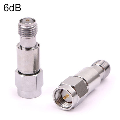 6dBi SMA Attenuator DC-6GHz SMA Coaxial Fixed Connectors by buy2fix