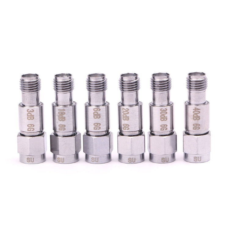 6dBi SMA Attenuator DC-6GHz SMA Coaxial Fixed Connectors by buy2fix