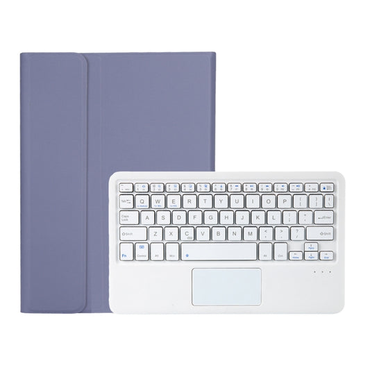 OP12-A Lambskin Texture Ultra-thin Bluetooth Keyboard Leather Case with Touchpad For OPPO Pad Air 10.4 inch(Purple) - OPPO Keyboard by buy2fix | Online Shopping UK | buy2fix
