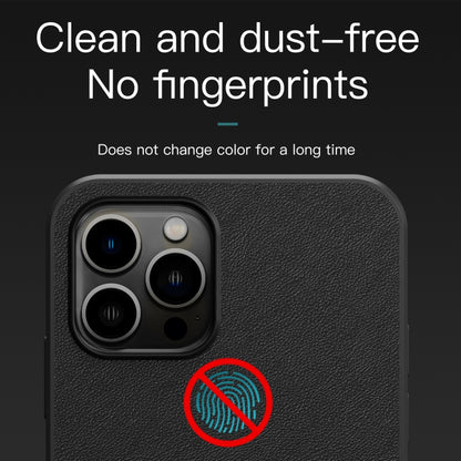 For iPhone 14 Plus Plain Skin Leather Phone Case (Orange) - iPhone 14 Plus Cases by buy2fix | Online Shopping UK | buy2fix