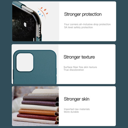 For iPhone 14 Plus Plain Skin Leather Phone Case (Orange) - iPhone 14 Plus Cases by buy2fix | Online Shopping UK | buy2fix