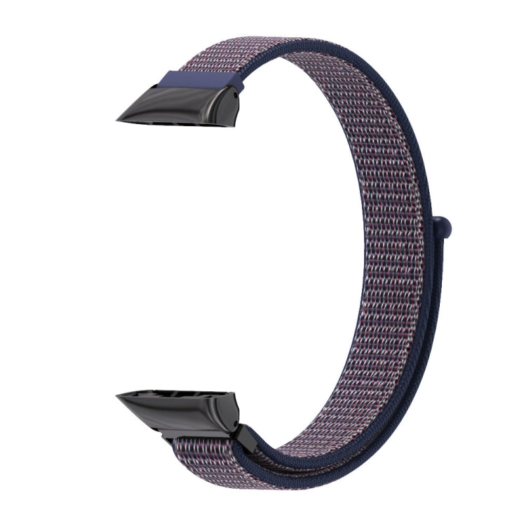 For Huawei Band 6 / Honor Band 6 / 7  Mijobs Breathable Nylon Watch Band(Midnight Blue Black) - Watch Bands by MIJOBS | Online Shopping UK | buy2fix