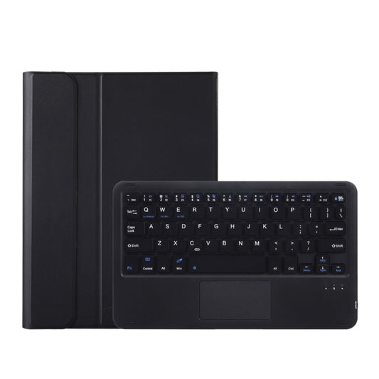 OP12-AS Lambskin Texture Ultra-thin Bluetooth Keyboard Leather Case with Touchpad & Backlight For OPPO Pad Air 10.4 inch(Black) - OPPO Keyboard by buy2fix | Online Shopping UK | buy2fix