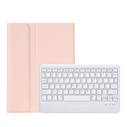 OP12-B Lambskin Texture Ultra-thin Bluetooth Keyboard Leather Case For OPPO Pad Air 10.4 inch(Pink) - OPPO Keyboard by buy2fix | Online Shopping UK | buy2fix
