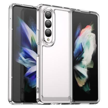 For Samsung Galaxy Z Fold3 5G Colorful Series Acrylic + TPU Phone Case(Transparent) by buy2fix
