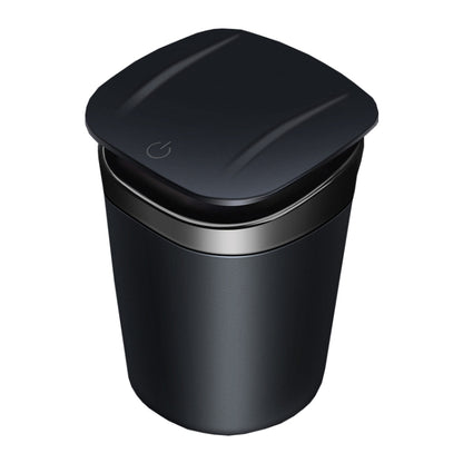Car Portable Metal Ashtray Built-in LED(Black) - Ashtrays by buy2fix | Online Shopping UK | buy2fix