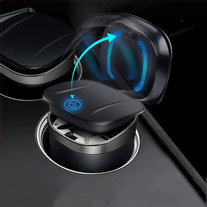 Car Portable Metal Ashtray Built-in LED(Black) - Ashtrays by buy2fix | Online Shopping UK | buy2fix