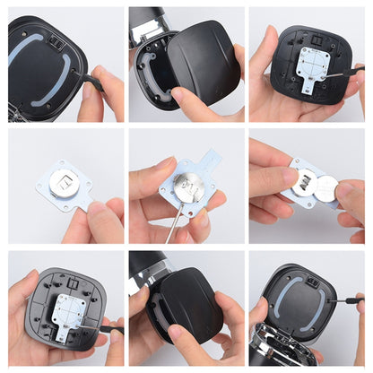 Car Portable Metal Ashtray Built-in LED(Black) - Ashtrays by buy2fix | Online Shopping UK | buy2fix