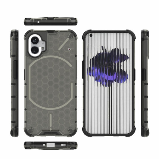 For Nothing Phone 1 Shockproof Honeycomb PC + TPU Protective Phone Case(Black) - Nothing Cases by buy2fix | Online Shopping UK | buy2fix