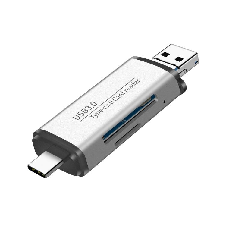 ADS-101 USB 3.0 Multi-function Card Reader(Silver) by buy2fix