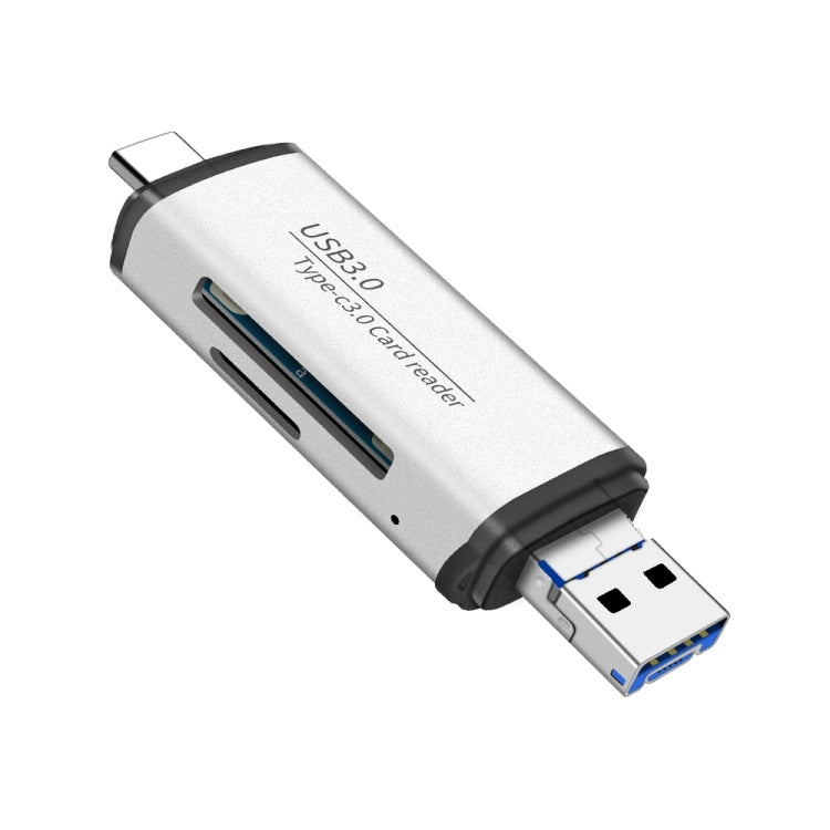 ADS-101 USB 3.0 Multi-function Card Reader(Silver) by buy2fix
