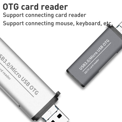 ADS-102 USB Multi-function OTG Card Reader(Grey) by buy2fix
