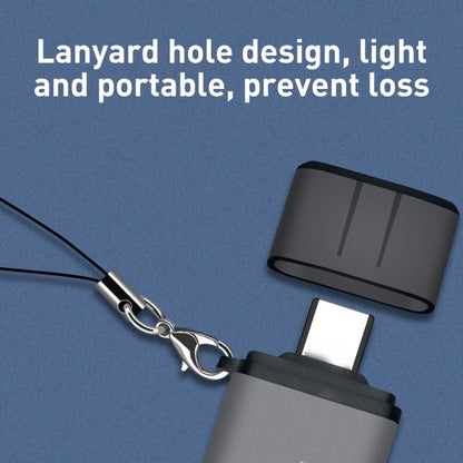 ADS-103 USB 3.0 Female Multifunctional OTG Card Reader(Grey) by buy2fix